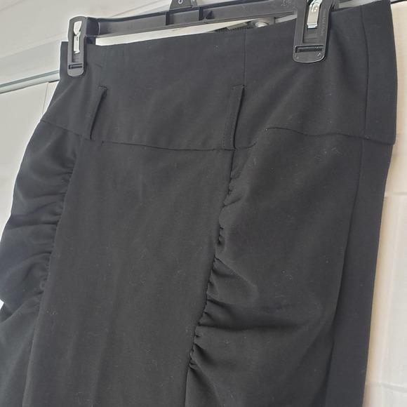 MUNYA5ADD BCX Juniors Black Panel Ruched Pencil Skirt SIze 7 - Picture 5 of 11